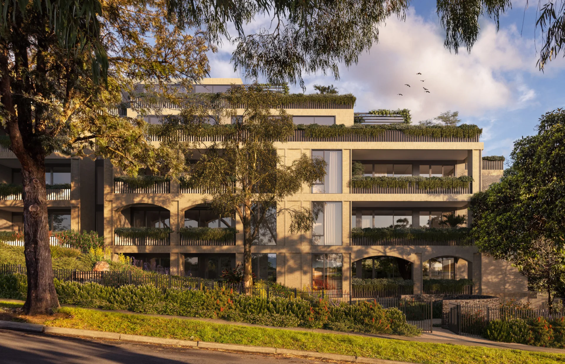 Scotch Hill Gardens, Hawthorn, a Hamton development targeting Nature Based Cities Exemplary Performance